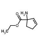 CAS#: 541506-73-4, Ethyl 1-Amino-2-Cyclopentene-1-Carboxylate