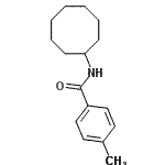 CAS 登录号：541542-30-7， N-环辛基-4-甲基苯甲酰胺