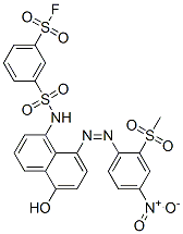 CAS#: 54180-05-1, 3-[[[5-Hydroxy-8-[[2-(Methylsulfonyl)-4-Nitrophenyl]Azo]-1-Naphthalenyl]Amino]Sulfonyl]Benzenesulfonic Acid Fluoride