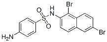 CAS 登录号：5419-08-9， 4-氨基-N-(1,6-二溴萘-2-基)苯磺酰胺