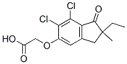 CAS#: 54196-90-6, (6,7-Dichloro-2-Ethyl-2-Methyl-1-Oxoindan-5-Yl)Oxyacetic Acid