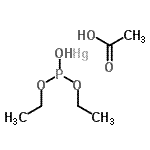 CAS#: 5421-48-7, Phosphorous Acid, Diethyl Ester, Compd. With Acetic Acid, Mercury Salt (1:1:1)