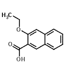 CAS 登录号：54245-36-2， 3-乙氧基-2-萘甲酸