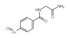 CAS 登录号：5425-16-1， 4-亚砷酰-N-(氨基甲酰甲基)苯甲酰胺