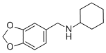 CAS#: 5427-37-2, Benzo[1,3]Dioxol-5-Ylmethyl-Cyclohexyl-Amine