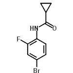 CAS 登录号：543703-78-2， N-(4-溴-2-氟苯基)环丙烷甲酰胺