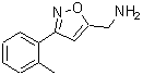 CAS 登录号：543713-37-7， [3-(邻甲苯基)异恶唑-5-基]甲胺