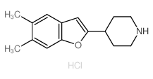 CAS 登录号：54403-28-0， 4-(5,6-二甲基-2-苯并呋喃基)-哌啶盐酸盐