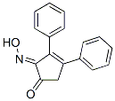 CAS 登录号：5446-65-1， (2E)-2-羟基亚胺-3,4-二苯基-环戊-3-烯-1-酮