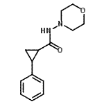CAS 登录号：544702-48-9， N-(4-吗啉基)-2-苯基环丙烷甲酰胺