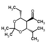 CAS#: 544715-17-5, 1-[(4R,5R,6S)-4-Ethyl-6-Isopropyl-2,2-Dimethyl-1,3-Dioxan-5-Yl]Ethanone