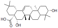 CAS 登录号：545-88-0， 3beta,16beta-二羟基齐墩果-12-烯-28-酸