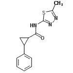 CAS#: 545350-17-2, N-(5-Methyl-1,3,4-Thiadiazol-2-Yl)-2-Phenylcyclopropanecarboxamide