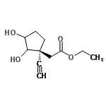 CAS 登录号：545363-19-7， 乙基[(1S)-1-乙炔基-2,3-二羟基环戊基]乙酸酯