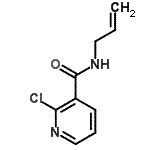 CAS 登录号：545372-93-8， N-烯丙基-2-氯烟酰胺