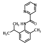 CAS 登录号：545372-95-0， N-(2-异丙基-6-甲基苯基)-2-吡嗪甲酰胺