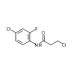 CAS#: 545385-13-5, 3-Chloro-N-(4-Chloro-2-Fluorophenyl)Propanamide