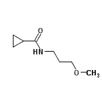 CAS 登录号：545385-18-0， N-(3-甲氧基丙基)环丙烷甲酰胺
