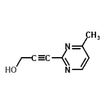 CAS#: 545421-86-1, 3-(4-Methyl-2-Pyrimidinyl)-2-Propyn-1-Ol