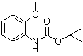 CAS 登录号:545424-34-8, (2-甲氧基-6-甲基苯基)氨基甲酸叔丁酯