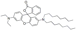 CAS 登录号：54574-07-1， 6'-(二乙基氨基)-2'-(二辛基氨基)螺[异苯并呋喃-1(3H),9'-[9H]氧杂蒽]-3-酮