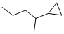 CAS 登录号：5458-16-2， (1-甲基丁基)环丙烷