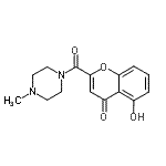CAS#: 546093-05-4, 5-Hydroxy-2-[(4-Methyl-1-Piperazinyl)Carbonyl]-4H-Chromen-4-One