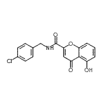 CAS#: 546093-13-4, N-(4-Chlorobenzyl)-5-Hydroxy-4-Oxo-4H-Chromene-2-Carboxamide