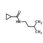 CAS 登录号：546116-33-0， N-(3-甲基丁基)环丙烷甲酰胺