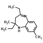 CAS#: 546127-60-0, 2,4-Diethyl-2,8-Dimethyl-2,3-Dihydro-1H-1,5-Benzodiazepine