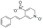 CAS 登录号：54629-90-2， 4-硝基-1-氧代-3-(2-苯乙烯基)吡啶