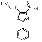 CAS#: 54644-12-1, 5-Ethoxy-2-Phenyl-1,3-Oxazole-4-Carboxylic Acid