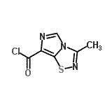 CAS#: 54681-69-5, 3-Methylimidazo[1,5-d][1,2,4]Thiadiazole-7-Carbonyl Chloride