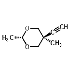 CAS#: 54702-55-5, trans-5-Ethynyl-2,5-Dimethyl-1,3-Dioxane