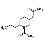 CAS#: 54751-94-9, 1-Acetyl-6-Propyl-3-Piperidinyl Acetate