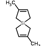 CAS 登录号：54767-28-1， 2,7-二甲基-5-硅杂螺[4.4]壬-2,7-二烯