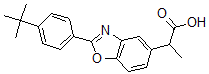 CAS 登录号：54785-40-9， 2-(4-叔丁基苯基)-alpha-甲基-5-苯并恶唑乙酸