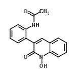 CAS#: 54833-78-2, N-[2-(1-Hydroxy-2-Oxo-1,2-Dihydro-3-Quinolinyl)Phenyl]Acetamide