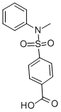 CAS 登录号：54838-78-7， 4-(甲基-苯基-氨基磺酰基)-苯甲酸