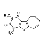 CAS#: 548475-54-3, 1,3-Dimethyl-1,5-Dihydro-2H-Cyclohepta[4,5]Furo[2,3-d]Pyrimidine-2,4(3H)-Dione
