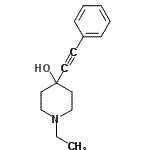 CAS#: 54848-20-3, 1-Ethyl-4-(Phenylethynyl)-4-Piperidinol