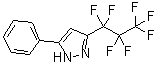 CAS#: 54864-78-7, 3-(Heptafluoro-1-Propyl)-5-Phenylpyrazole