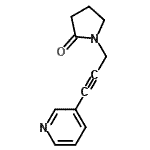 CAS#: 548762-01-2, 1-[3-(3-Pyridyl)Prop-2-Ynyl]Pyrrolidin-2-One