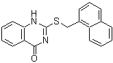 CAS 登录号：5489-15-6， 2-(萘-1-基甲硫基)-1H-喹唑啉-4-酮