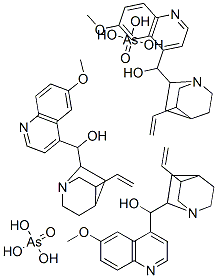 CAS 登录号：549-59-7， 三[(8alpha,9R)-6'-甲氧基辛可宁-9-醇]二(砷酸盐)