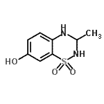 CAS#: 549495-11-6, 3-Methyl-3,4-Dihydro-2H-1,2,4-Benzothiadiazin-7-Ol 1,1-Dioxide