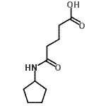 CAS 登录号：549497-64-5， 5-(环戊基氨基)-5-氧代戊酸