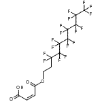 CAS#: 54950-04-8, (2Z)-4-[(3,3,4,4,5,5,6,6,7,7,8,8,9,9,10,10,10-Heptadecafluorodecyl)Oxy]-4-Oxo-2-Butenoic Acid