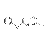 CAS#: 549516-19-0, N-(6-Methyl-2-Pyridinyl)-2-Phenylcyclopropanecarboxamide