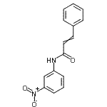 CAS 登录号：55000-38-9， N-(3-硝基苯基)-3-苯基丙烯酰胺